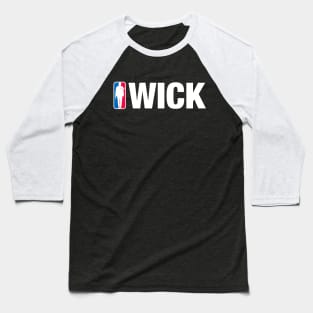 John Wick NBA (white) Baseball T-Shirt